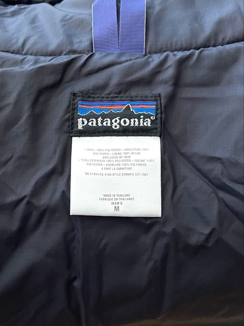patagonia パタゴニア パフジャケット サイズM 紺ネイビー