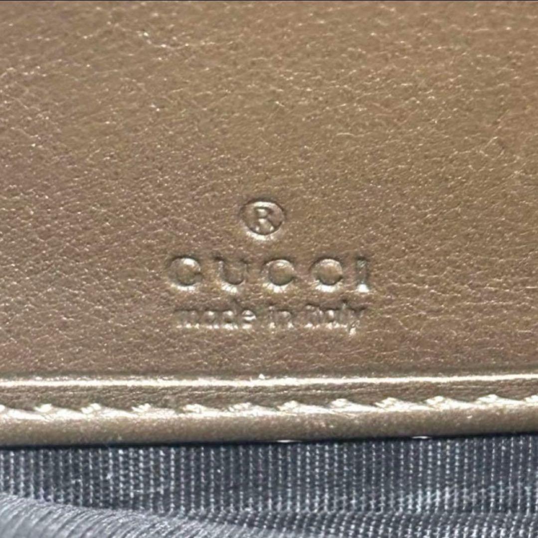 YUKI shopさま専用― ブラウンレザー長財布 GGパターン