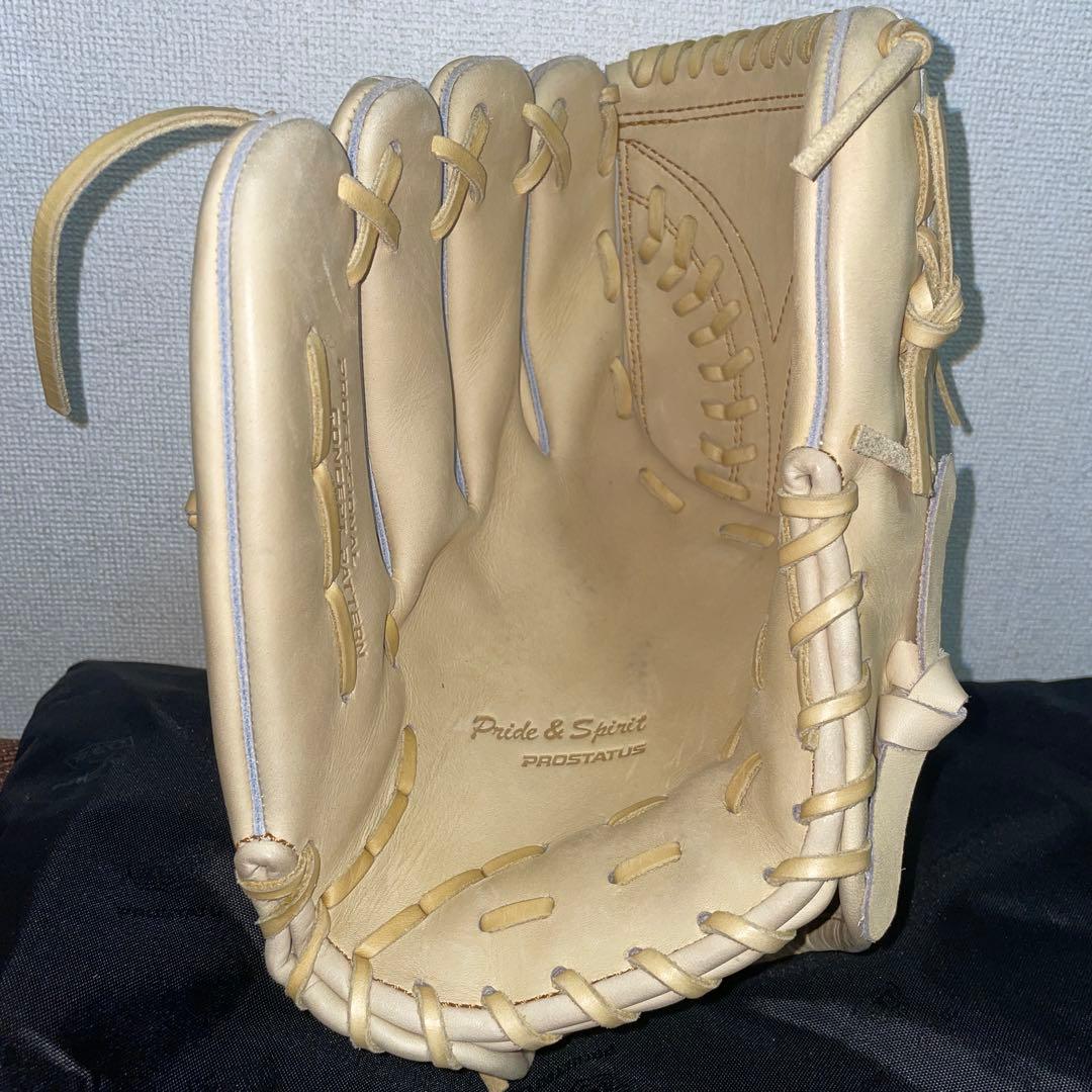 PROSTATUS 野球グローブ クリーム色 左投げ用