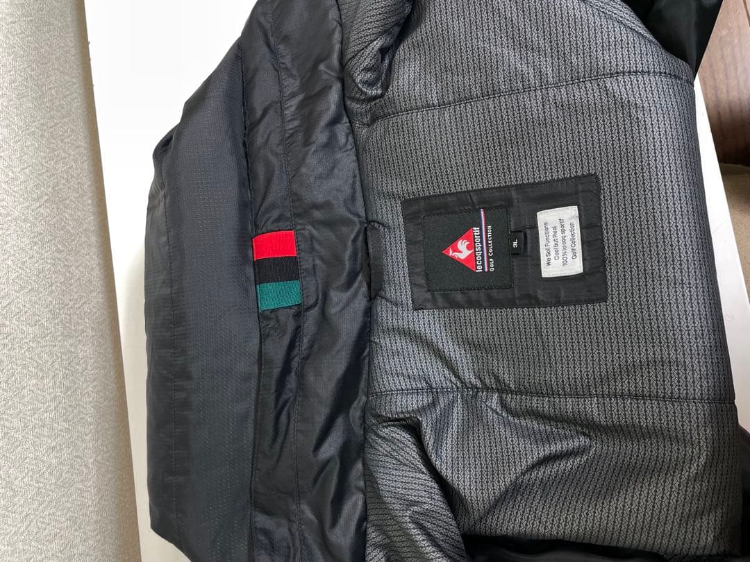 ルコックスポルティフゴルフコレクションヒートポッドジャケット 2WAYサイズ3L