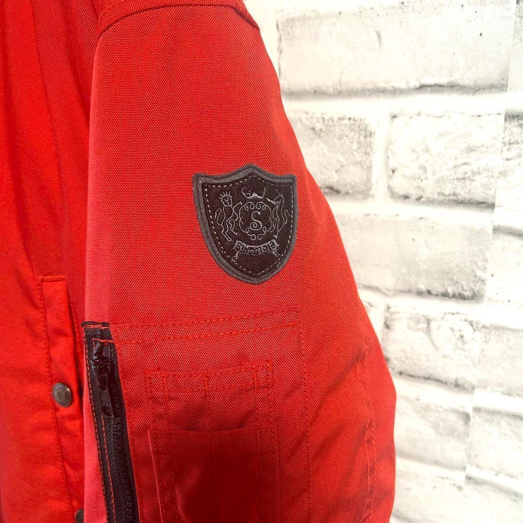 Schott N.Y.C. ダウンパーカー フード裏ボア 肉厚 赤 XL Schott N.Y.C.