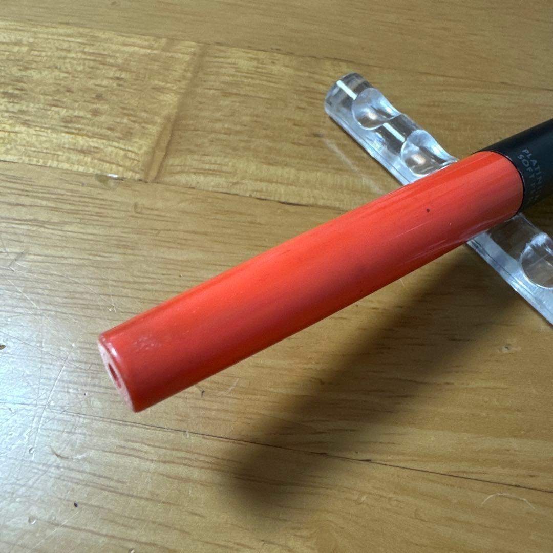 廃盤 プラチナ ソフトペン SN-800 採点ペン 赤軸 キャップ式 昭和