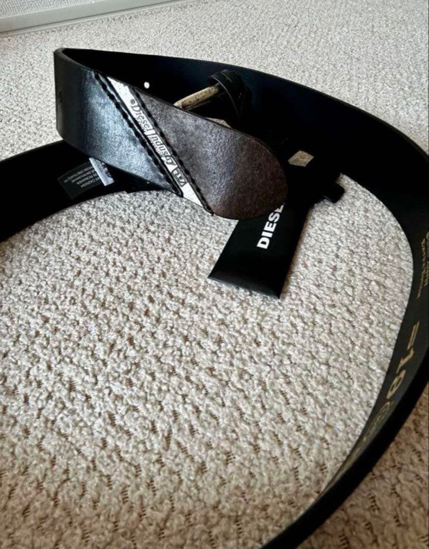 DIESEL B-LINE カジュアルベルト ベルト バックル ヴィンテージ加工