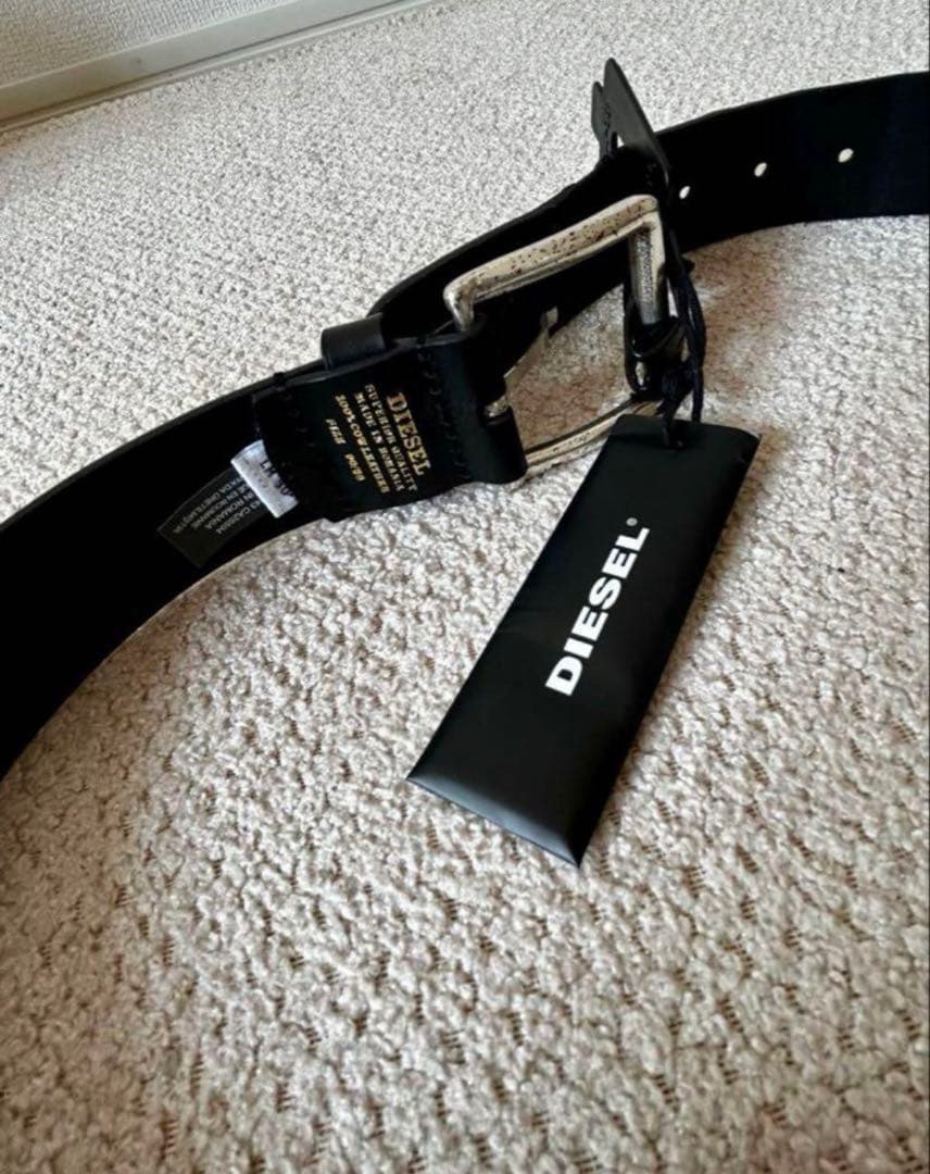 DIESEL B-LINE カジュアルベルト ベルト バックル ヴィンテージ加工
