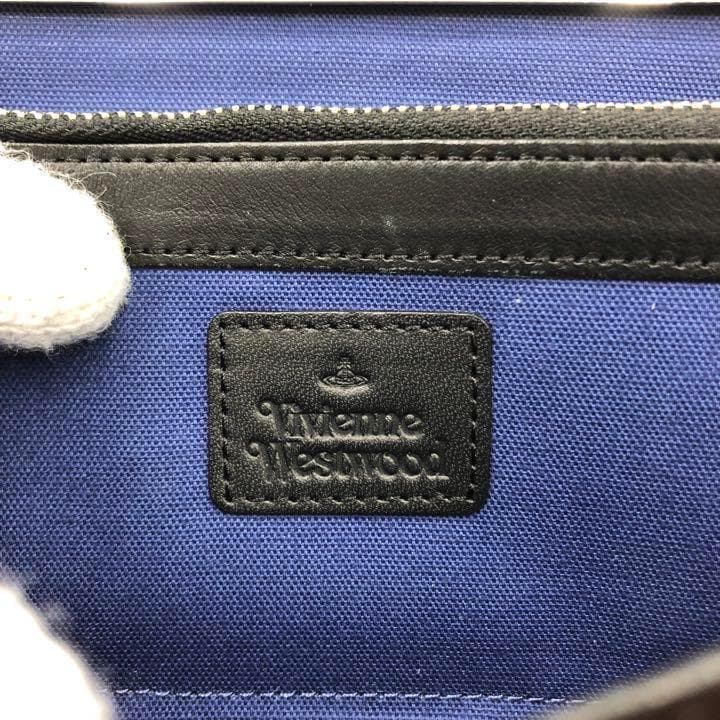 希少デザイン✨ ヴィヴィアンウエストウッド 長財布 がま口 エナメル オレンジ