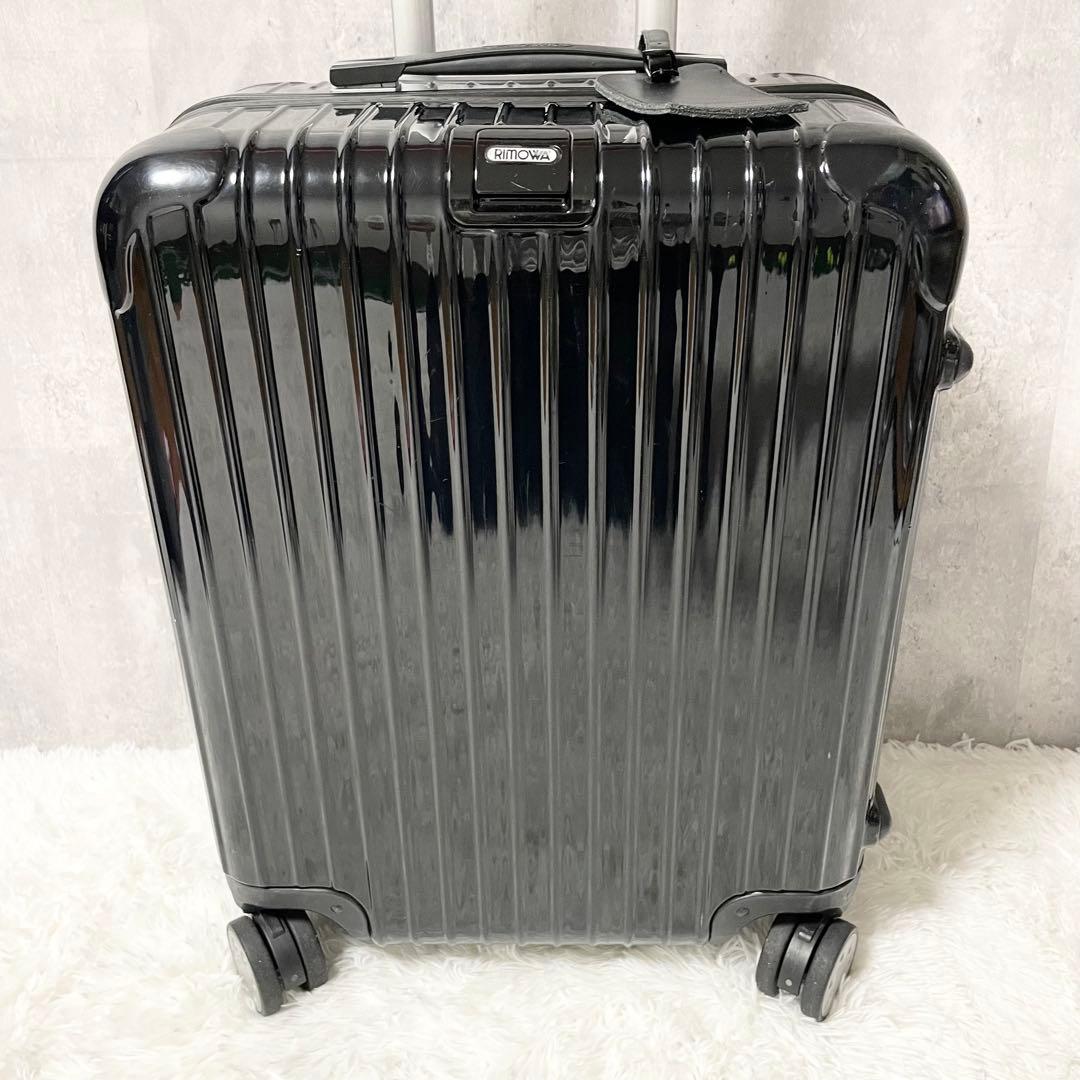 【美品】リモワ サルサデラックス 52L ブラック 4輪 スーツケース