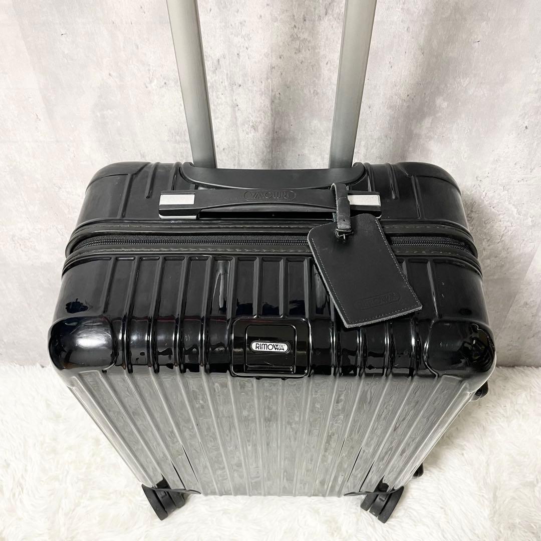 【美品】リモワ サルサデラックス 52L ブラック 4輪 スーツケース