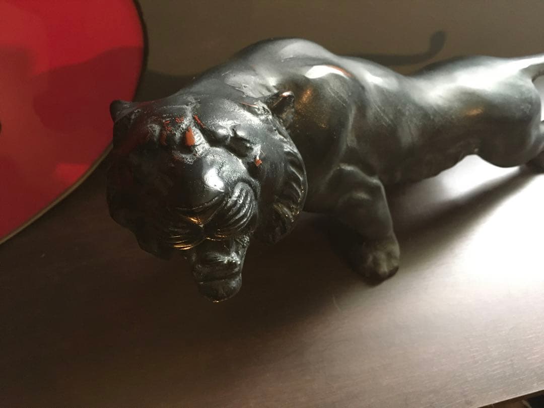 ブラックパンサー　アンティーク置物　USA ミッドセンチュリー