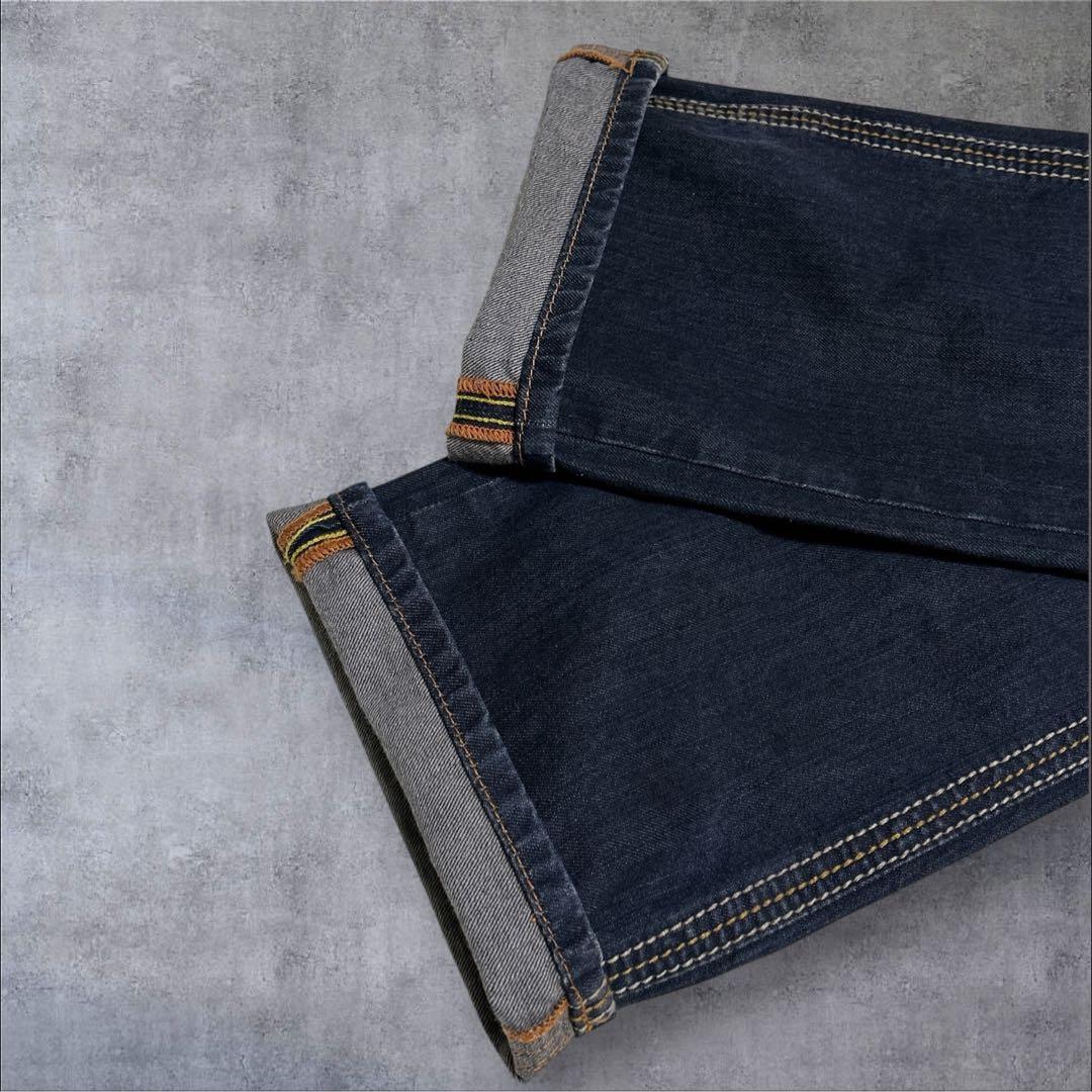 ロックリバイバル ジーンズ 刺繍 30インチ　百合　y2k archive