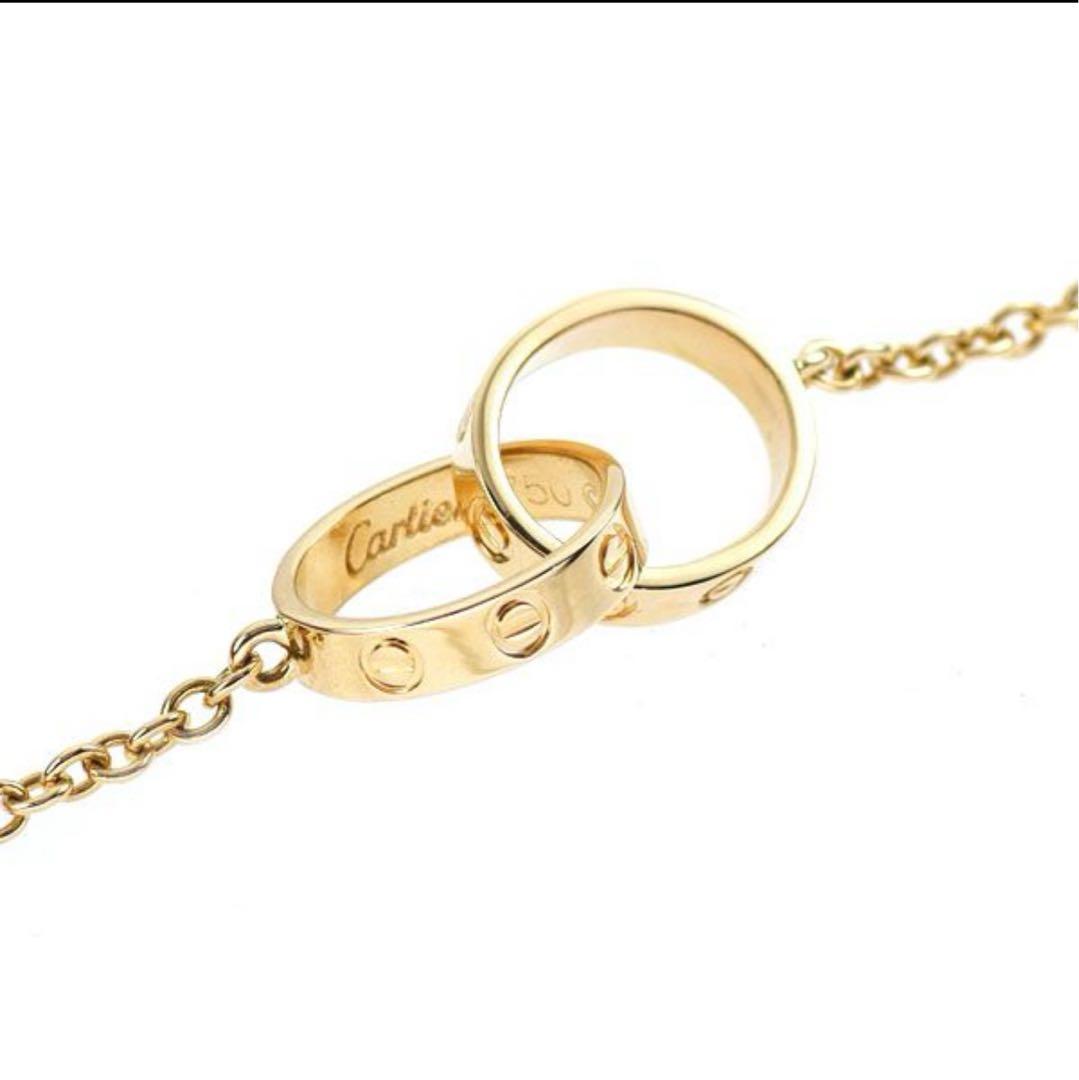 【超美品】Cartier カルティエ K18YG ベビーラブブレス