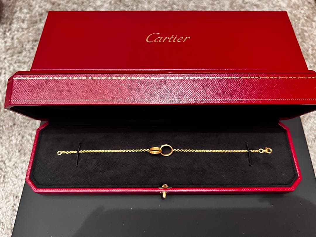 【超美品】Cartier カルティエ K18YG ベビーラブブレス