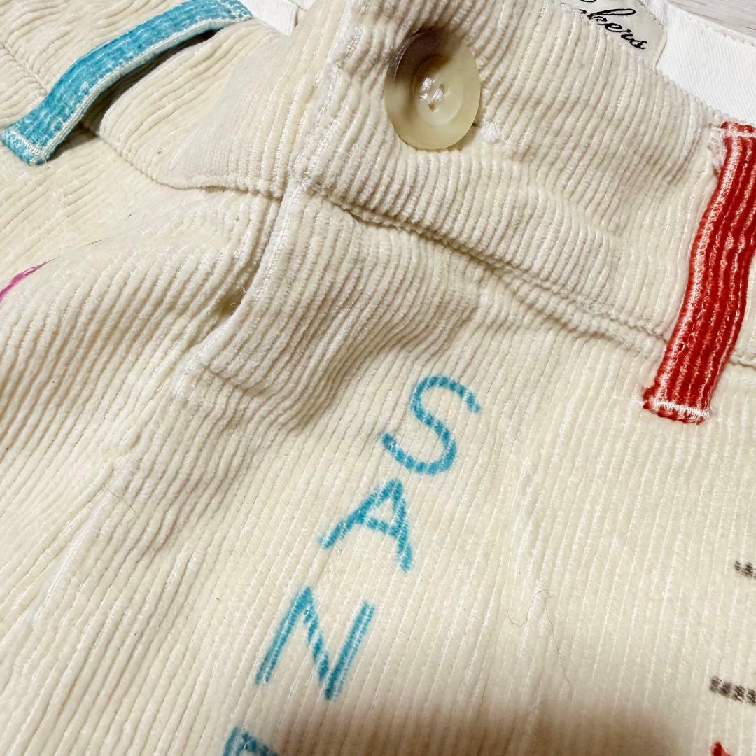 Backers メモリアルペイントゴーデュロイパンツ