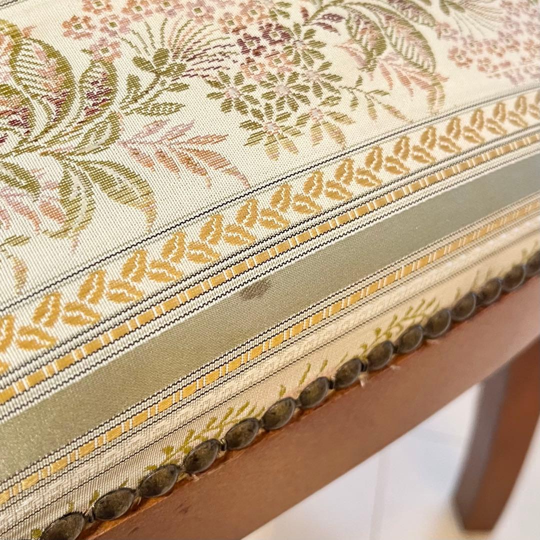 イタリア家具　椅子② ダイニングチェア　クッション付き