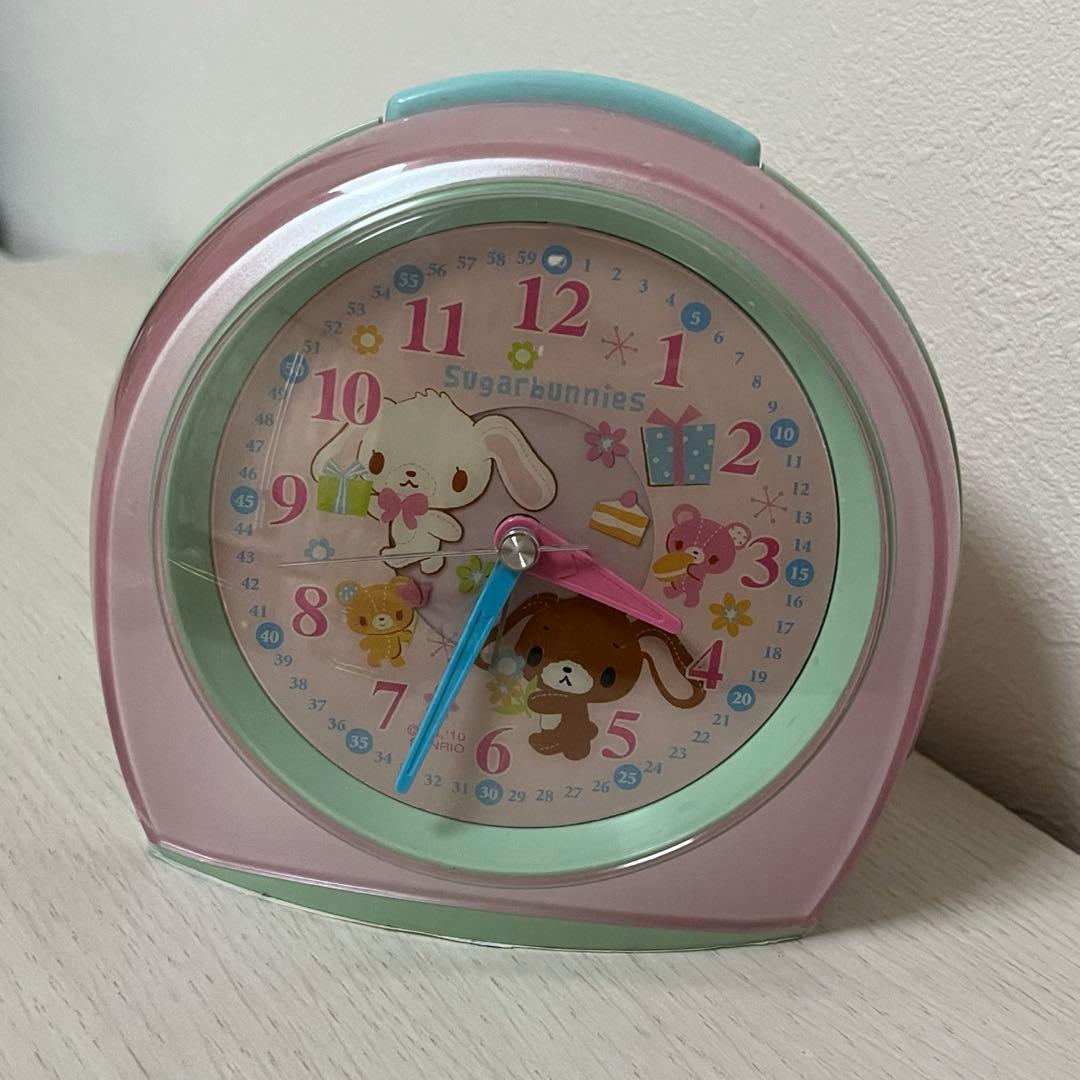 激レア シュガーバニーズ 目覚まし時計 平成レトロ - メルカリ