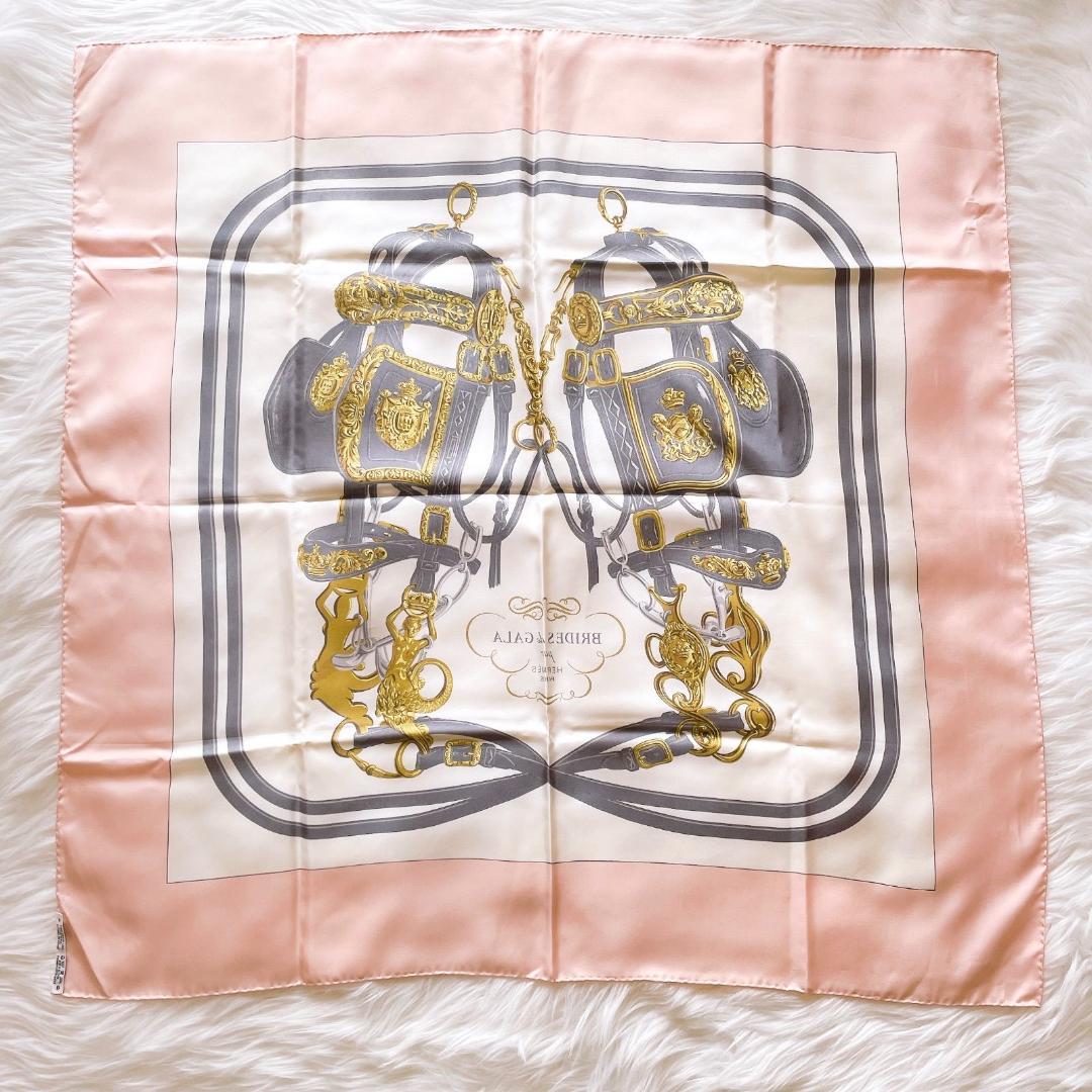 エルメス　カレ90 BRIDES de GALA 式典用馬勒　スカーフ