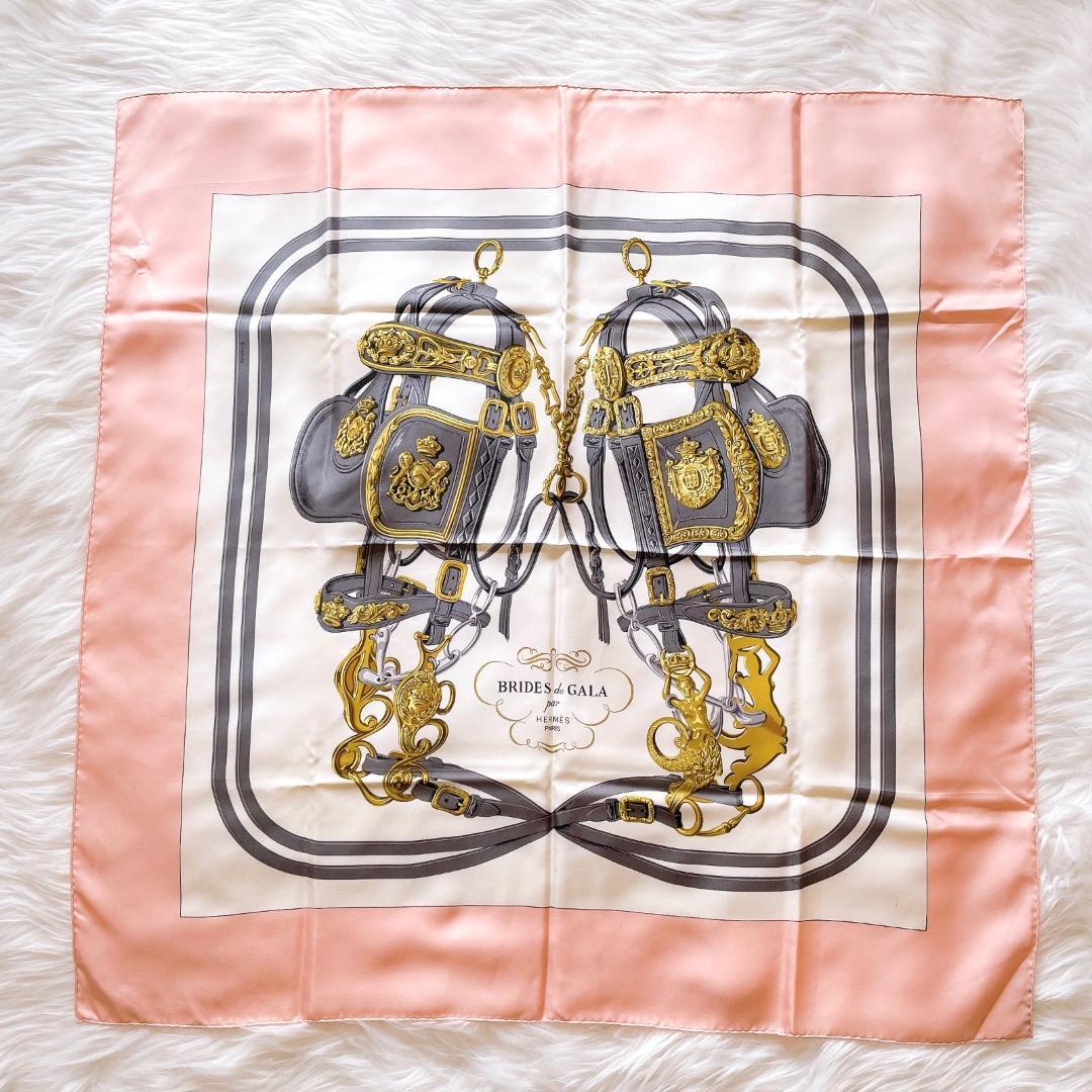 エルメス　カレ90 BRIDES de GALA 式典用馬勒　スカーフ