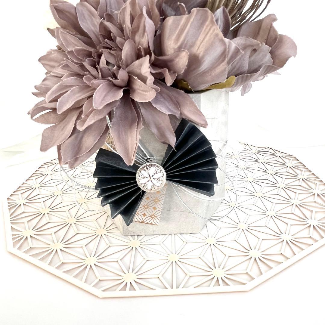 門松 白 グレー ゴールド ハンドメイド 特大 お正月飾り ハンドメイド 217