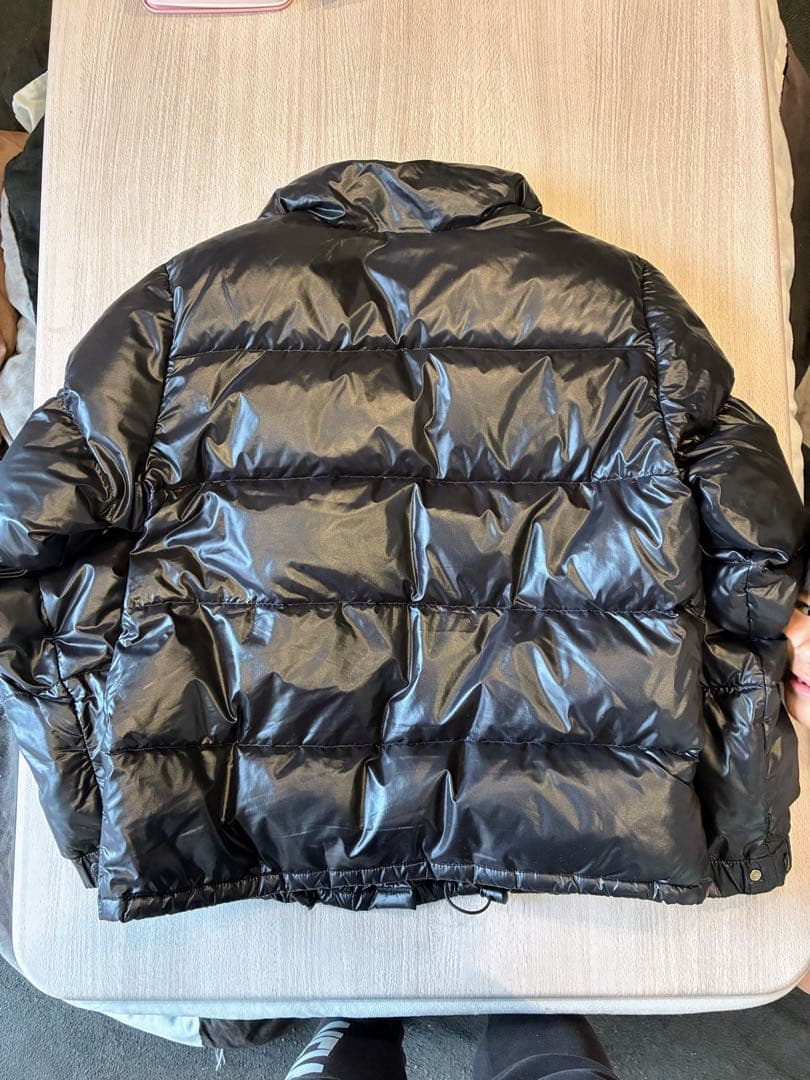 MONCLER ブラック ダウンジャケット サイズ1 国内正規品