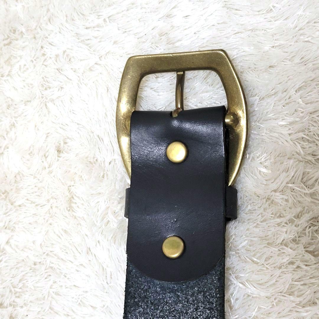 希少 ロイスト ROIST スタッズ ベルトブラックストーン 装飾 レザー