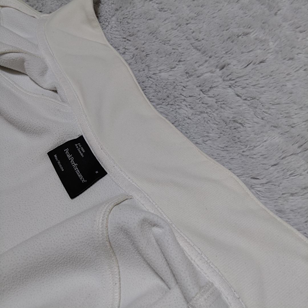 PeakPerformanceピークパフォーマンス フリースジャケット M 白