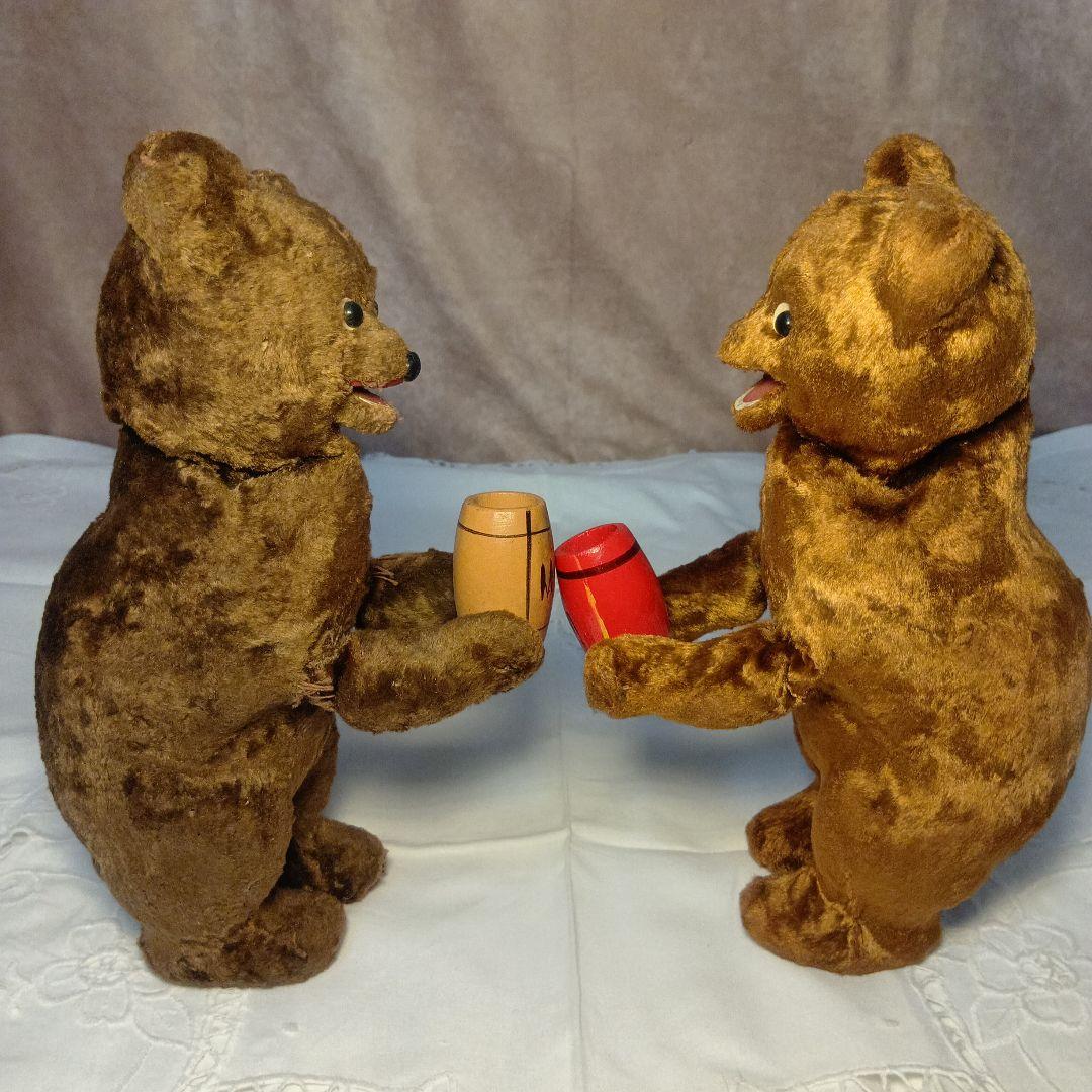 夏Sale♥ドイツからやって来たオートマタテディベア2体set+でんぐり返し