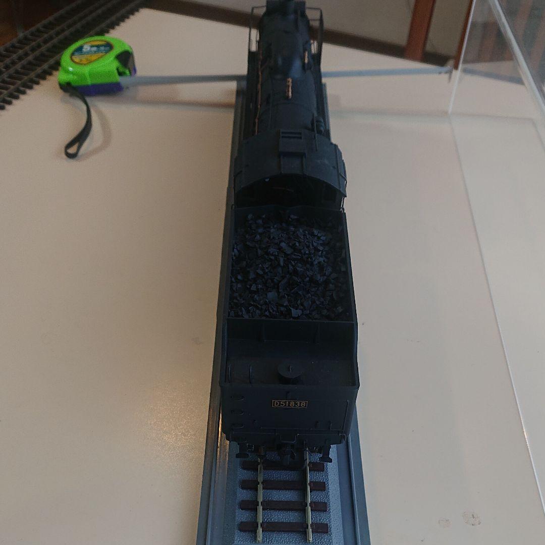 D51蒸気機関車模型　O ゲージサイズ　三井金属製　真鍮