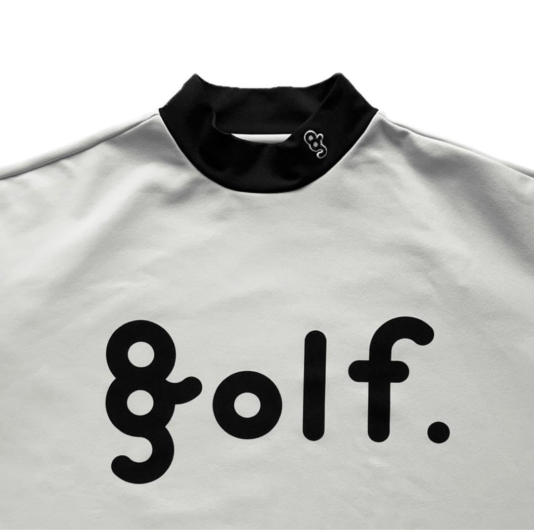 8G SHOOT LOGO PRINT MOCK NECK S/S TEE