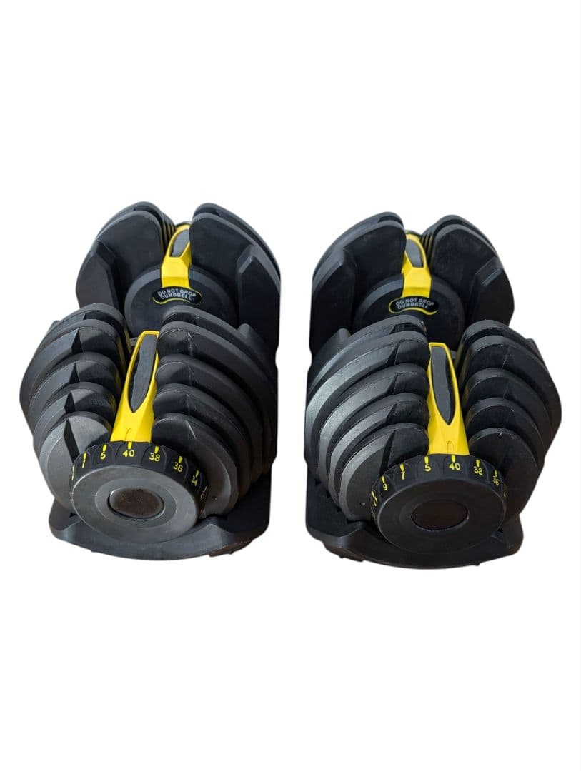 【たのめる便】可変式ダンベル ダイヤル調整5Kg〜40Kg① 筋トレ