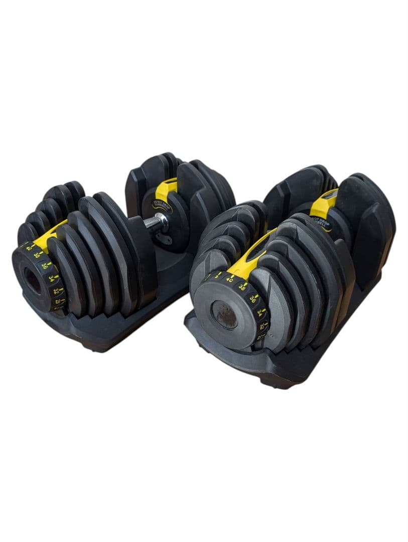 【たのめる便】可変式ダンベル ダイヤル調整5Kg〜40Kg① 筋トレ