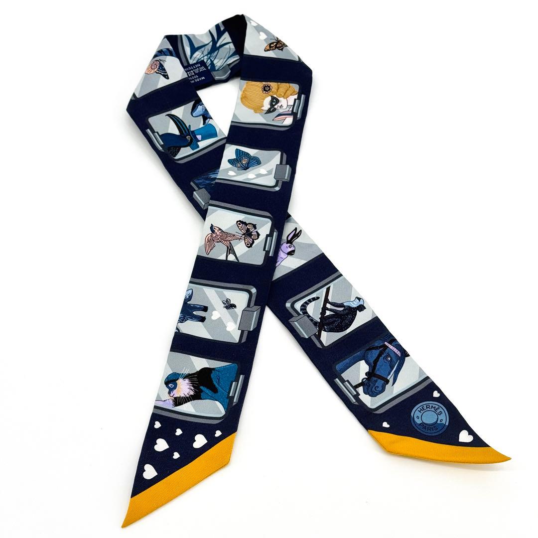 USED HERMES ツイリー 2023 エルメスストーリー スカーフ