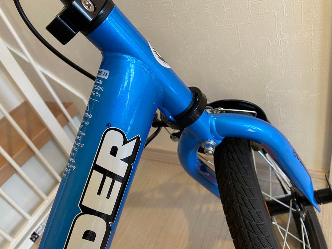 超極美品】ストライダー14x ブルー ※使用回数2回 純正スタンド付き