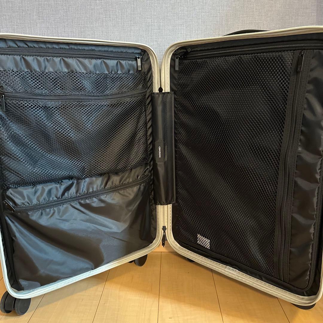 ☆未使用級☆ MAIMO キャリーケース M ライトベージュ　フロントオープン