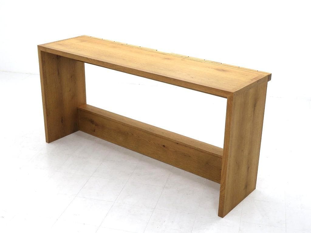 展示品 クラッシュゲート オーク材 カウンターテーブル キッチン カフェ