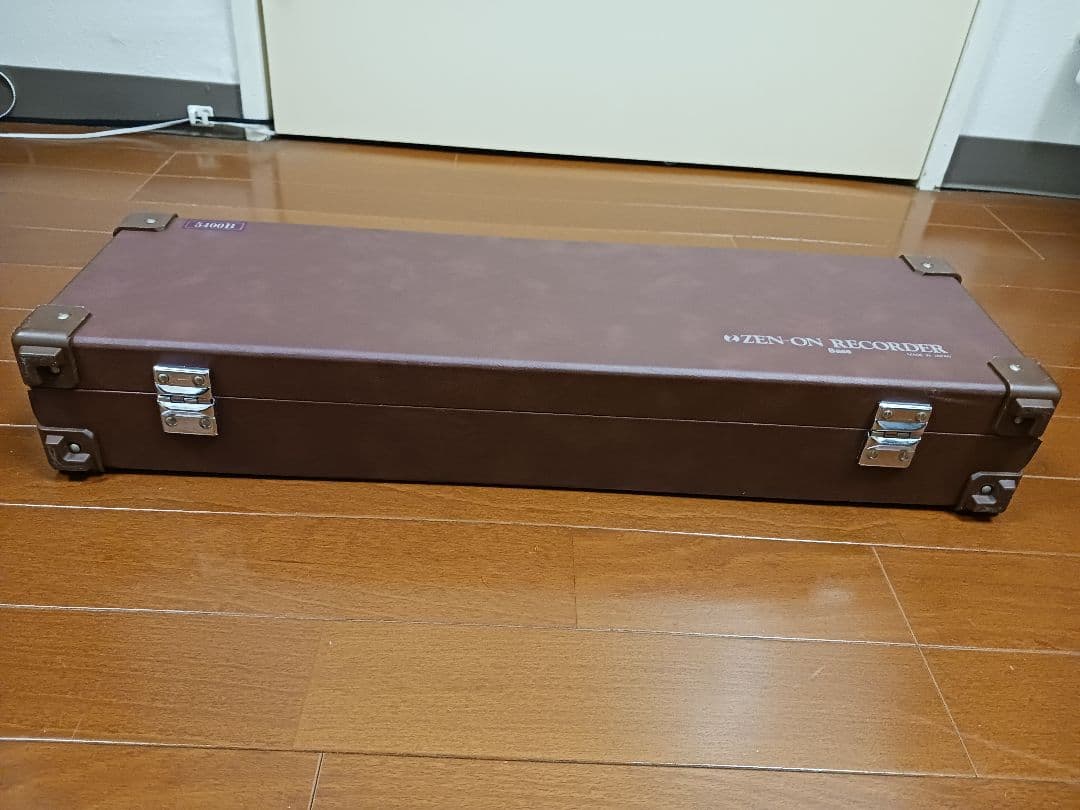全音 バスリコーダー 5400B　メイプル 2023年8月にメーカーメンテ済
