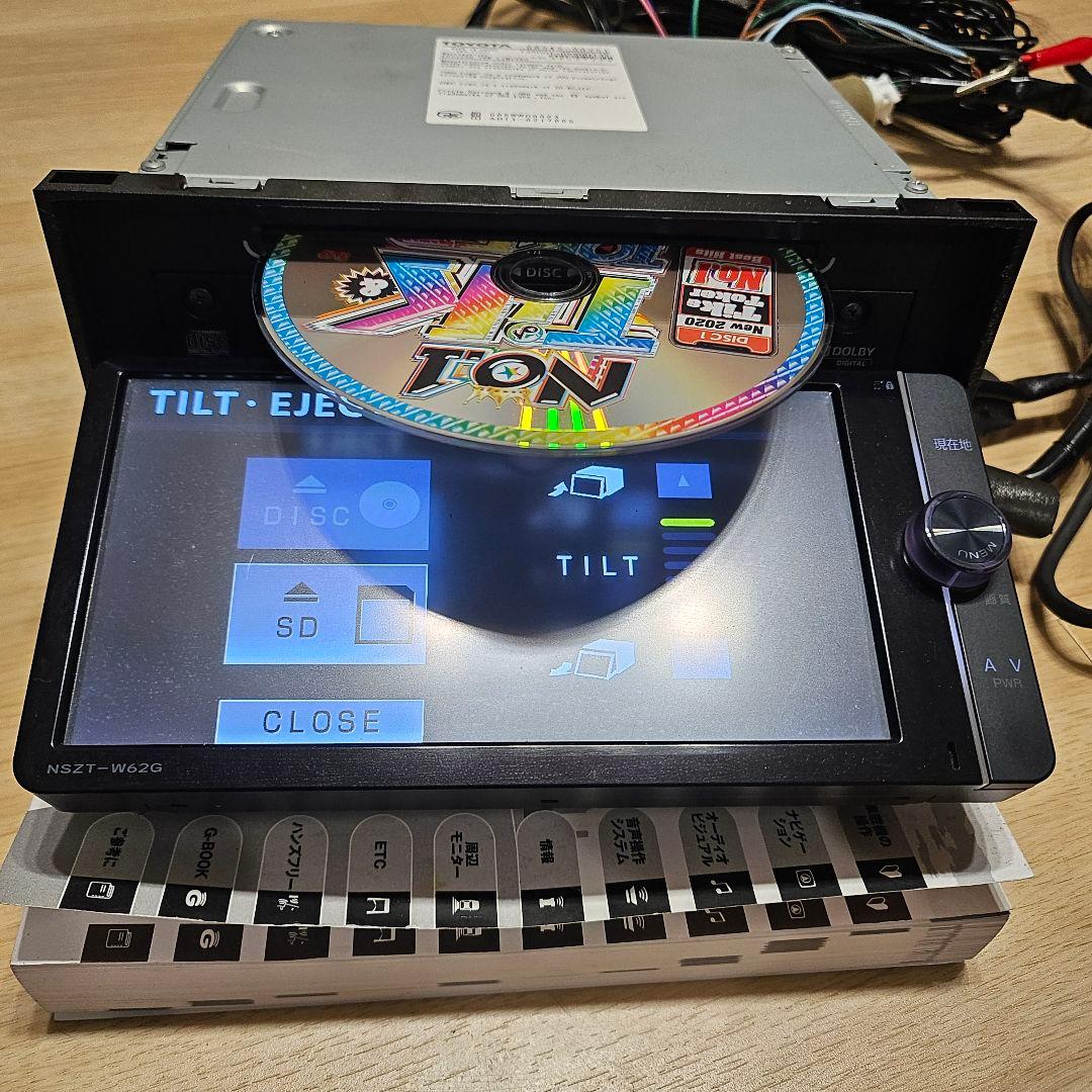 トヨタ 純正SDナビ NSZT-W62G 2018年 Blutooth DVD