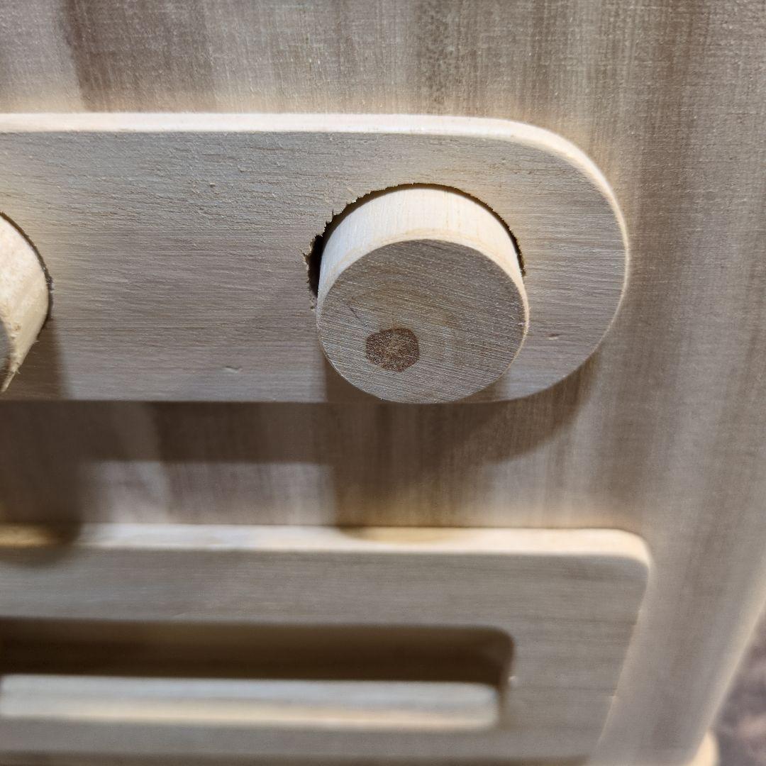 こめびつ　プッシュ式　桐