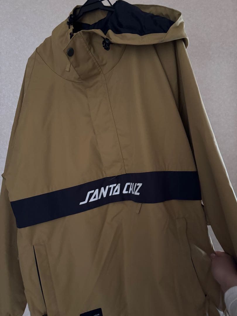 サンタクルーズ スノボウェア アノラック ベージュ - メルカリ