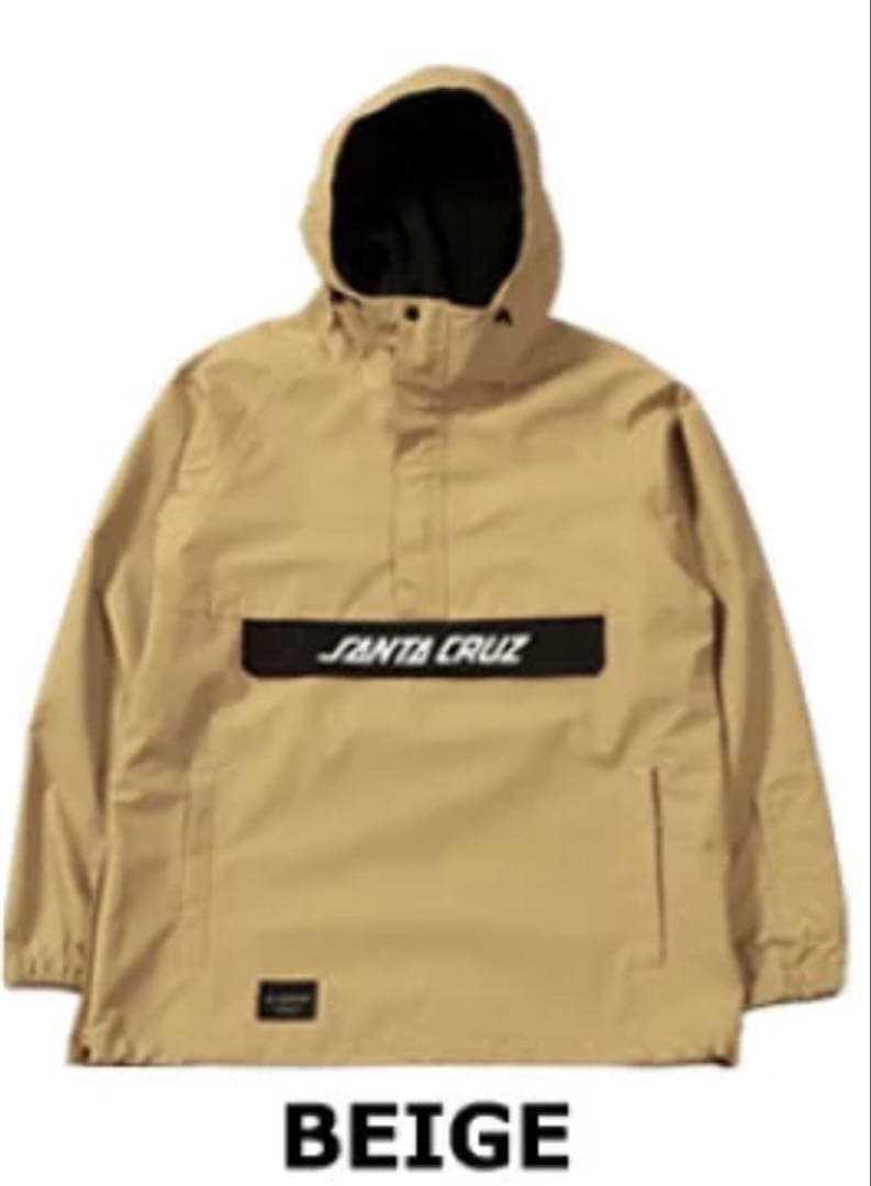 サンタクルーズ スノボウェア アノラック ベージュ - メルカリ