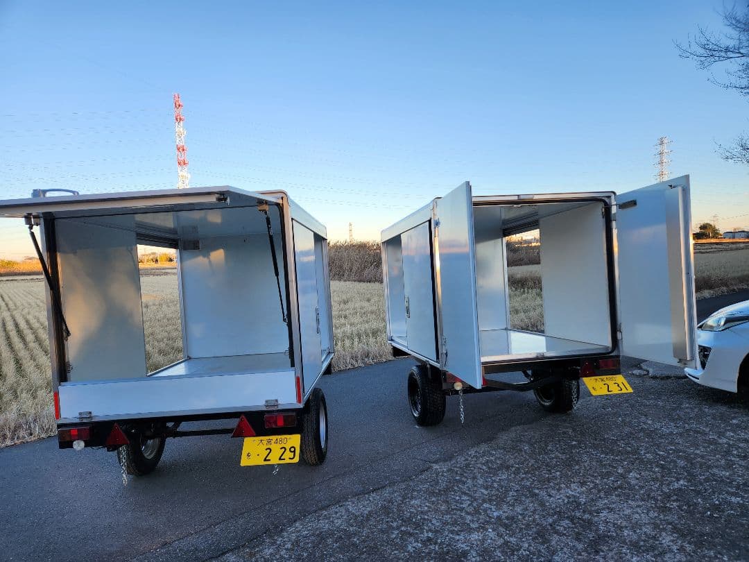 11月30日まで値下げ❗牽引免許の必要無い公認フルトレーラー