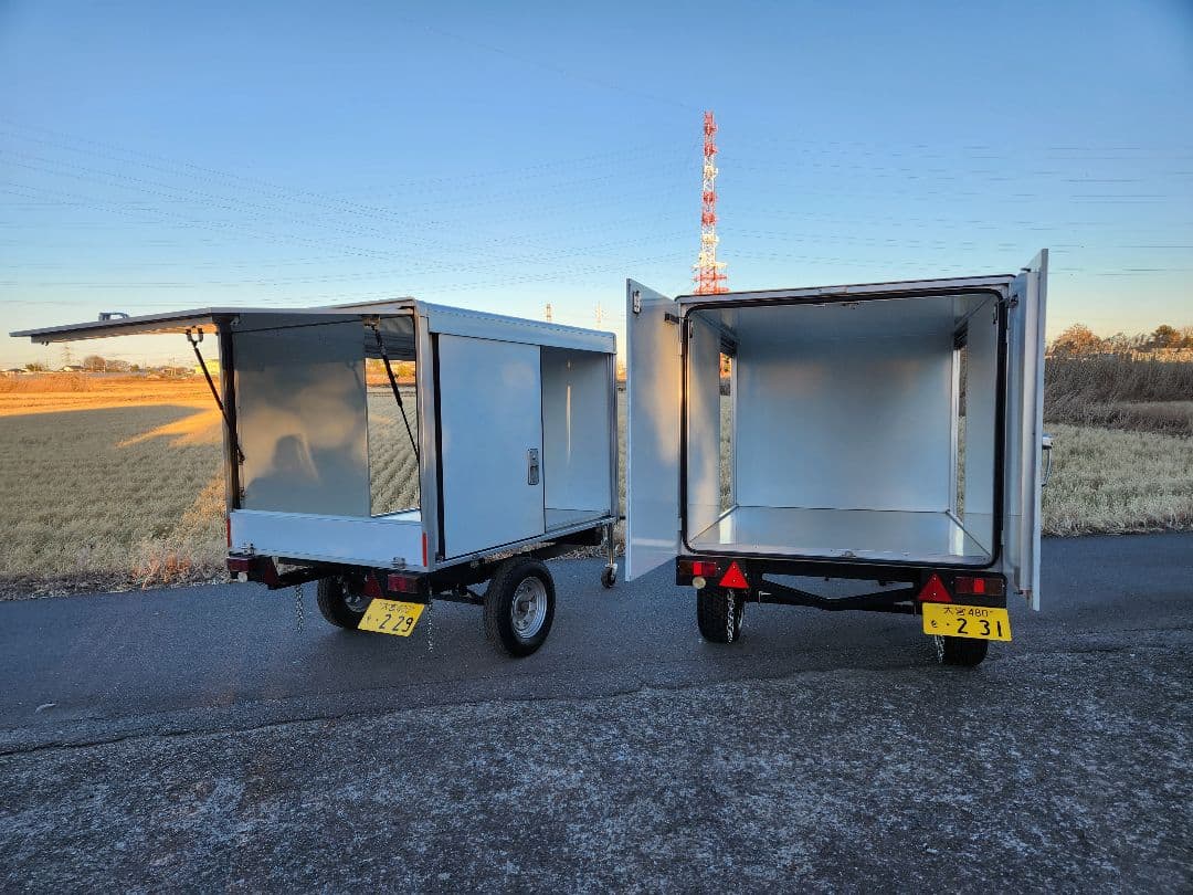 11月30日まで値下げ❗牽引免許の必要無い公認フルトレーラー