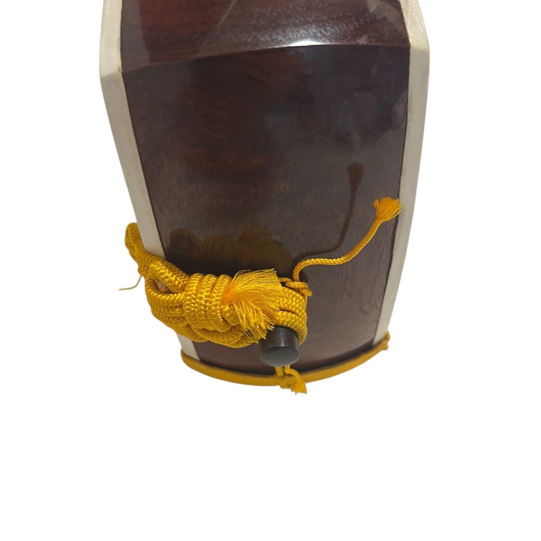 中棹三味線　和楽器　民謡　太さ2.6cm　紅木　東さわり　1本棹