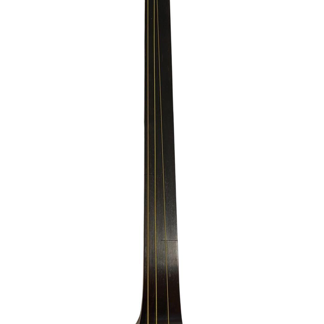 中棹三味線　和楽器　民謡　太さ2.6cm　紅木　東さわり　1本棹