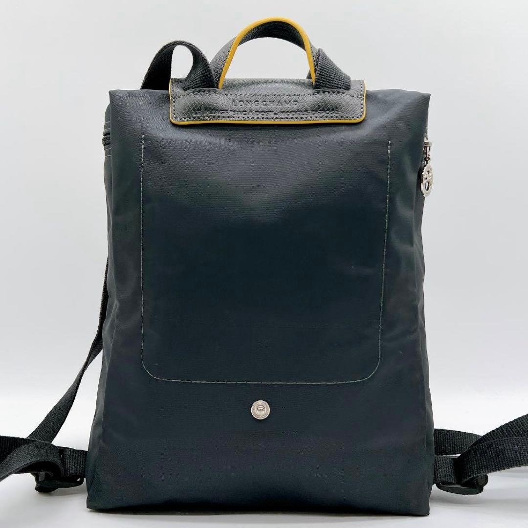 美品 LONGCHAMP プリアージュ クラブ リュックサック グレー系f173 We
