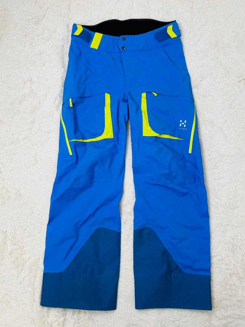 ホグロフス　スノーパンツ　Vassi II ゴアテックス メンズ L　青