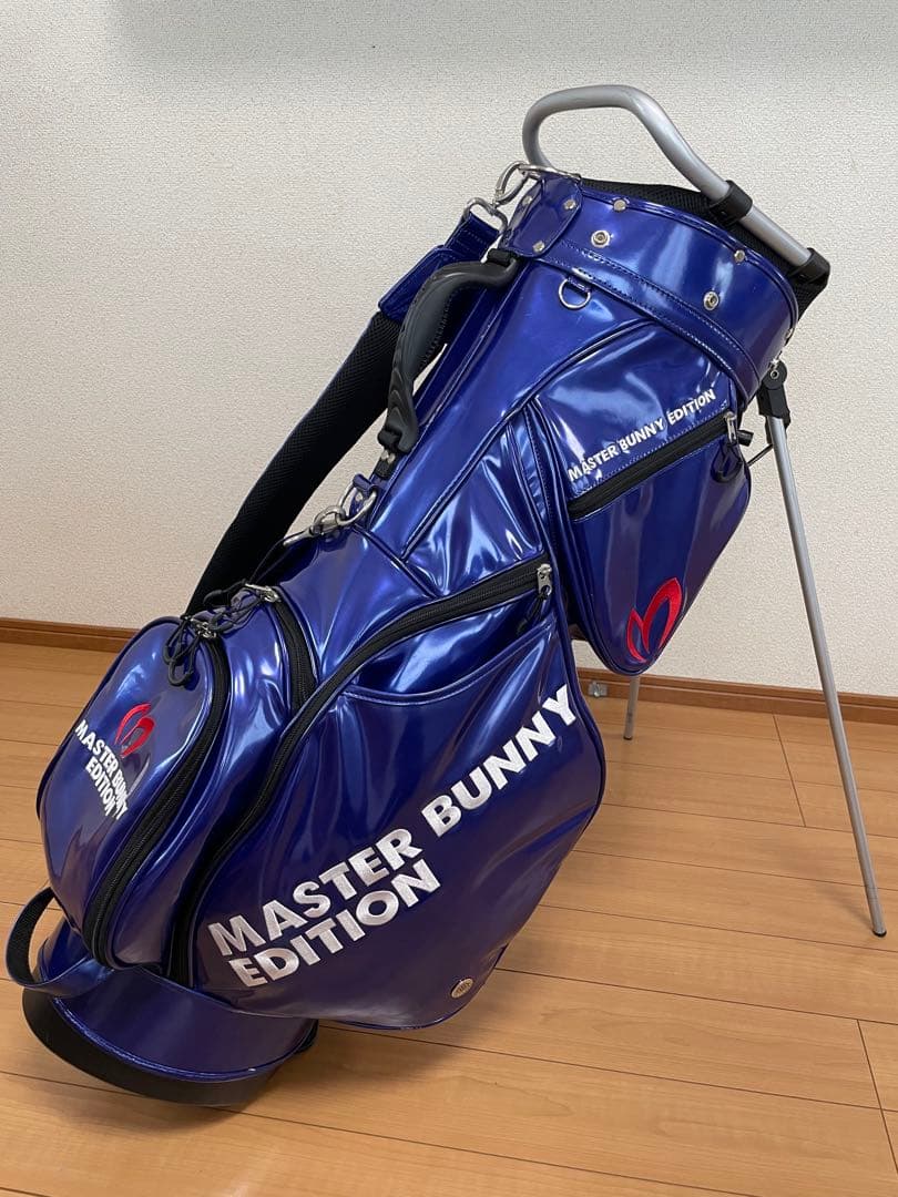マスターバニーエディション キャディーバッグ エナメル ブルー - メルカリ