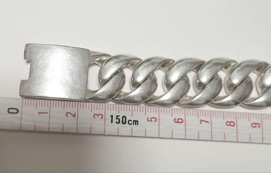 ブレスレット　Silver925　シルバー925　太め　メンズ