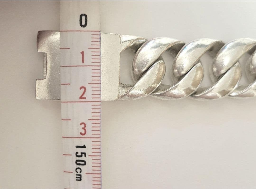 ブレスレット　Silver925　シルバー925　太め　メンズ