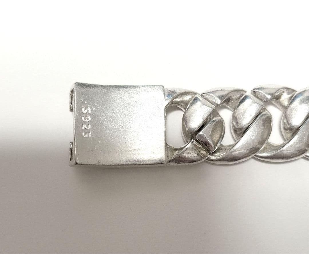 ブレスレット　Silver925　シルバー925　太め　メンズ