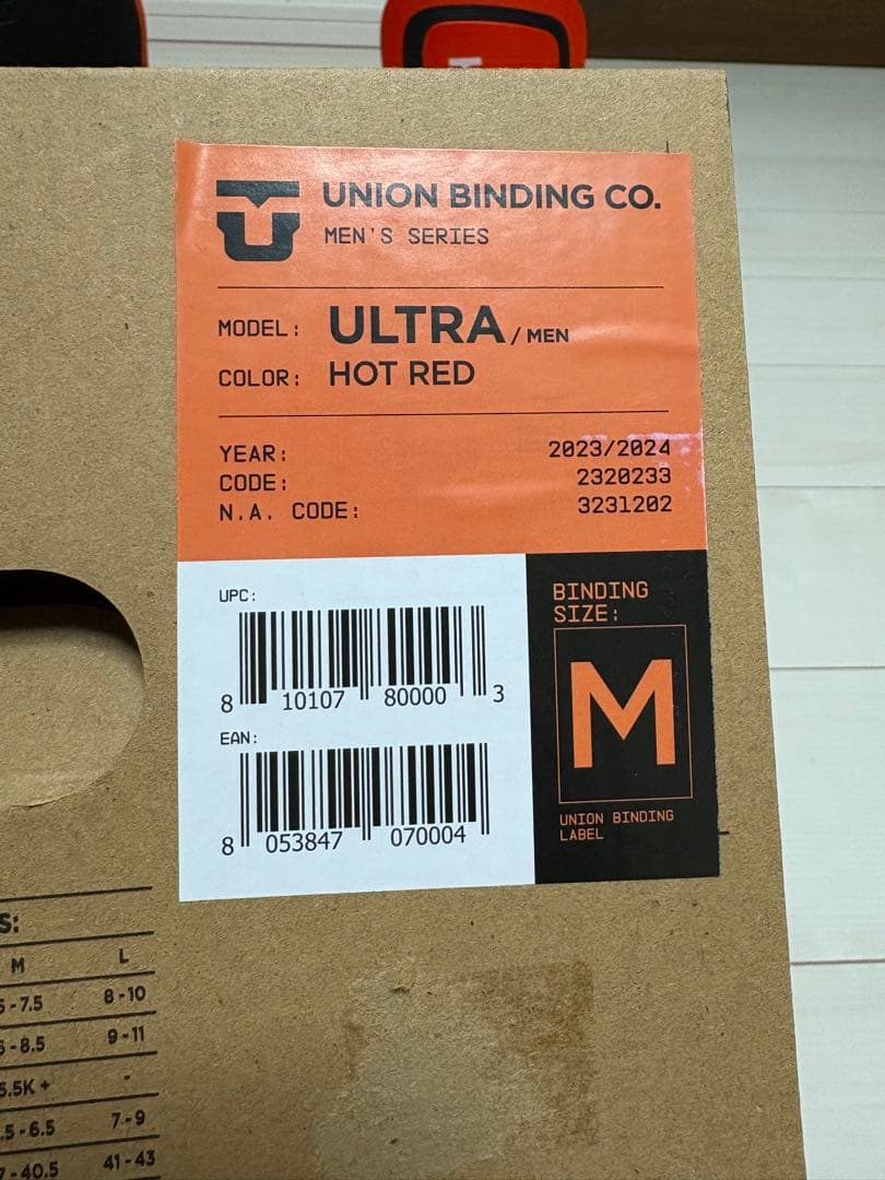 23-24 UNION ULTRA サイズM RED ユニオン　ウルトラ　レッド