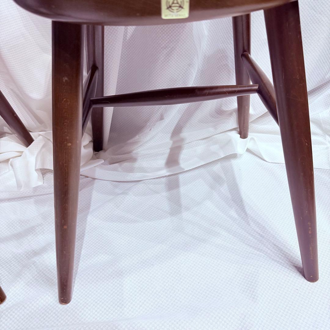 秋田木工　ハンナチェア　ダイニングチェア　二脚セット　ヴィンテージ